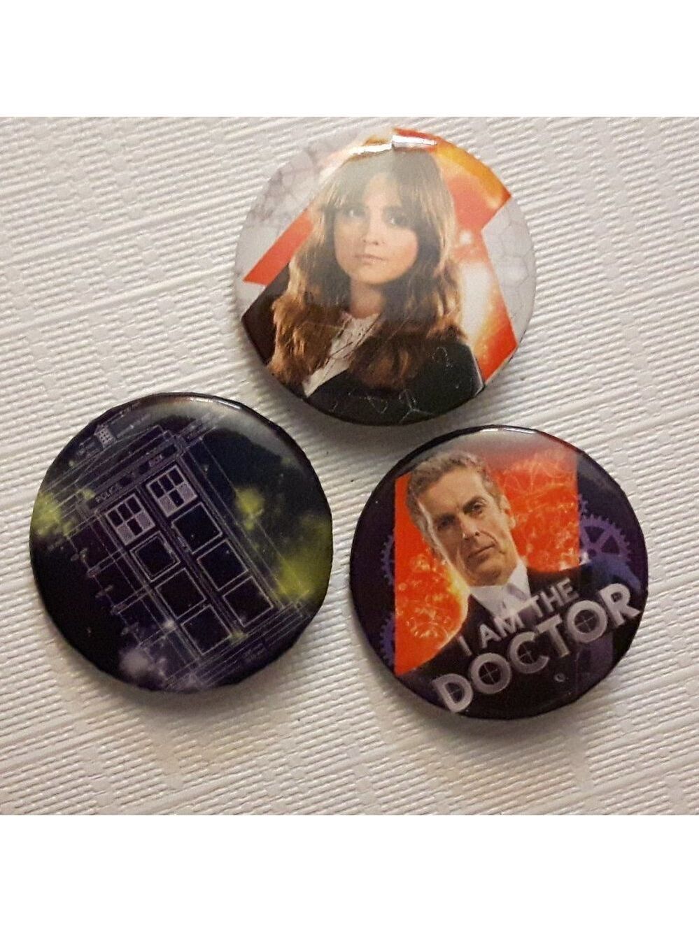 BBC Doctor Who Pin Lot Tardis Peter Capaldi Clara